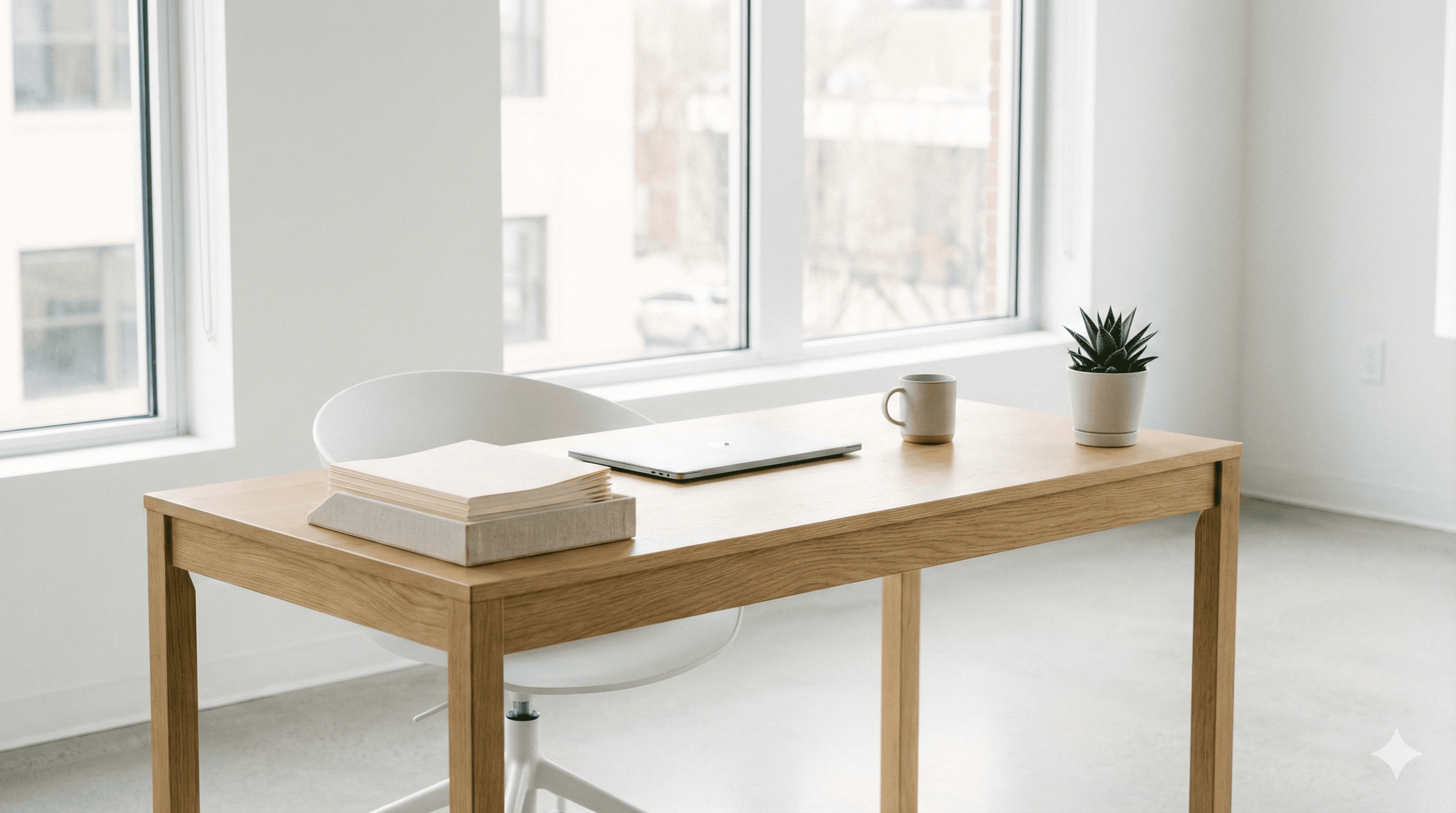 Espacio limpio para decisiones